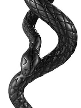 NEW Gothic Jewelry Stainless Steel Animal Snake Pendant Chain Necklace Goth